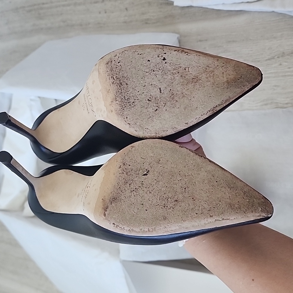 Jimmy Choo Romy 100 Pumps - Picture 9 of 12